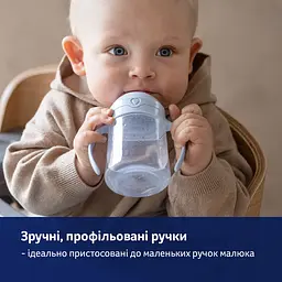 Кружка-непроливайка Моя перша кружка з носиком 150 мл блакитна (35/358) - мініатюра 11