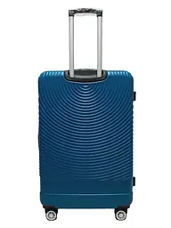 Валіза велика L ABS-пластик Worldline Airtex 652 78×52×34см 128л Синій - мініатюра 3