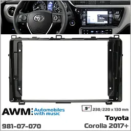 Перехідна рамка Toyota Corolla AWM 981-07-070 - мініатюра 5