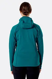 Флісова кофта Rab Superflux Hoody wmns 12 Темно-бірюзовий - мініатюра 2