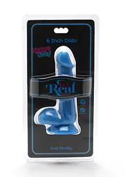 Фалоімітатор Get Real Happy Dicks Dong 6 In 15 см блакитний - мініатюра 2