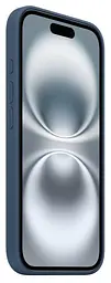 Оригінальний силіконовий чохол для iPhone 16 Apple Silicone Case with MagSafe Denim MYY23ZM/A - мініатюра 2