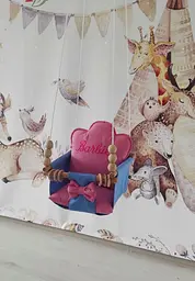 Підвісна гойдалка Лялька Барбі ( Barbie ), гойдалка для дітей - мініатюра 2