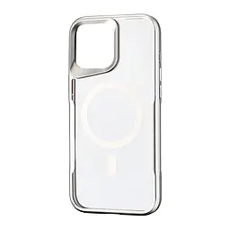 Чохол Metal Frame with MagSafe iPhone 16 Pro Max Dark Silver