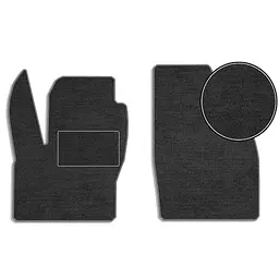Ворсові килимки передні для Ford Kuga 2008-2012 з підп'ятником 2 шт (Carrera)
