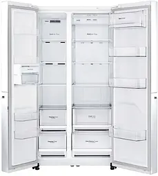 Холодильник SBS LG GC-B247SVDC 179х74х91см 2 двері холодильне відділення 406 л морозильне відділення 220 л A+ NF Білий (GC-B247SVDC) - мініатюра 4
