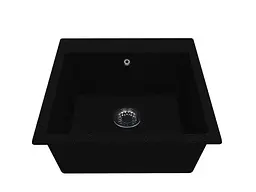 Кухонна мийка гранітна Miraggio Bodrum 510 black 508x495x227 00206507, Чорний - мініатюра 3