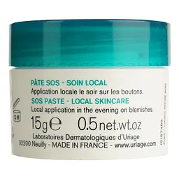 Паста від висипань Uriage Eau Thermale SOS-догляд для жирної та проблемної шкіри 15 мл - мініатюра 2