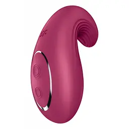Вибратор Satisfyer Dipping Delight, 9х6 см бордовый