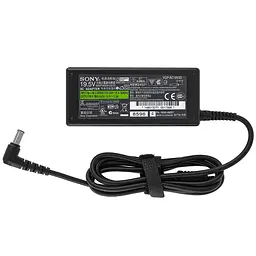 Блок живлення для ноутбука SONY 19.5V, 3.3A, 65W, 6.5x4.4-PIN, L-подібний роз'єм, black (без кабеля!) - мініатюра 3