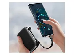Зовнішній акумулятор (Power Bank) BASEUS Qpow Digital Display 10000mAh Black (PPQD050101) - мініатюра 5