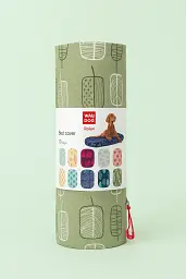 Чохол для лежанки Waudog Relax Зелене листя М  80х55 см  - мініатюра 2
