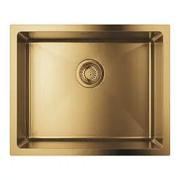 Кухонна мийка Grohe 550 x 450 мм, під стільницю, 1 чаша, матова 31574GN1, Золотий - мініатюра 2