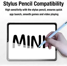 Захисне скло DK для Apple iPad mini 8.3" 6gen 2021 A2567/A2568 Full Glue (013318) - мініатюра 2