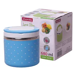 Ланч-бокс Kamille KM-2102 680 мл синій - мініатюра 5