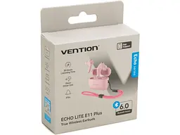 Навушники TWS Vention Echo Lite E11 Plus Pink (NBVP0-PLUS) - мініатюра 10