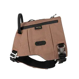 Шлейка для собак Truelove TLB2251 світловідбивна, з водонепроникної тканини Cordura, регульована Коричневий, XL - мініатюра 3