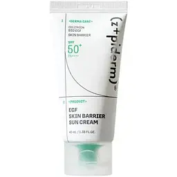 Сонцезахисний крем для обличчя SPF 50+ PA++++ із підтримкою шкірного бар’єра Z+PIDERM EGF Skin Barrier Sun Cream 40 мл