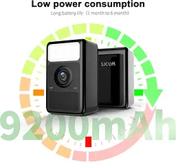 IP відеокамера SJCAM S1, JPG, 4M, 2.4GHz, LED + infrared, MP4 - мініатюра 9