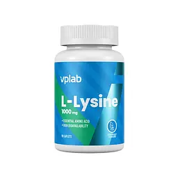 Амінокислота VPLab L-Lysine 1000 mg 90 капсул