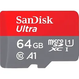 Карта пам'яті SanDisk 64GB microSD Class 10 A1 R-140 (SDSQUAB-064G-GN6IA) - мініатюра 2