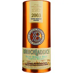 Віскі Bruichladdich Super Heavily Peated Single Malt Scotch Whisky, у подарунковій упаковці, 46%, 0,7 л - мініатюра 3