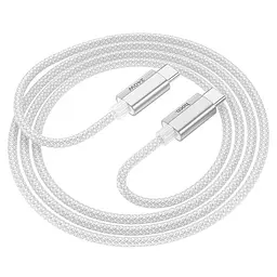 Дата кабель Hoco U134 Primero Type-C to Type-C 240W (1.8m) Gray - мініатюра 3
