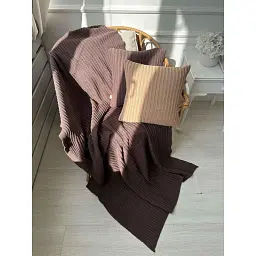 Плед Прованс Cotton шоколадний 120 х 200 см (039528) - мініатюра 8