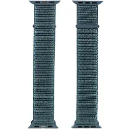 Ремінець Nylon для Apple Watch 38/40/41/42mm(ser.10) Зелений / Pine green - мініатюра 3
