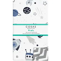 Підковдра дитяча Cosas Grey Space 110х140 см (Space_ziggrey_140q)