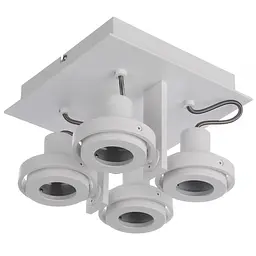 Підсвітка Brille накладна поворотна для офісу MS-07/4 GU10 SWH - мініатюра 7