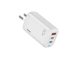 Мережевий зарядний пристрій Remax Ligil Series 65 W PD + QC Fast Charger White (RP-U55)