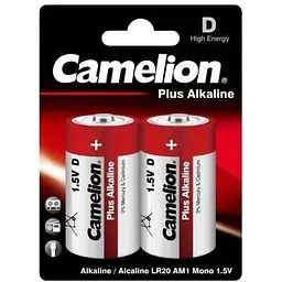 Батарейка Camelion D LR20 Plus Alkaline x 2 (LR20-BP2)