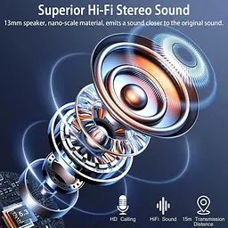 Бездротові навушники Bluetooth 5.3 - мініатюра 6