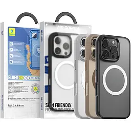 Чохол Blueo Frosted Anti-Drop with MagSafe для Apple iPhone 16 Pro Max Black (BL020-I16PMBLK) [115135] - мініатюра 4