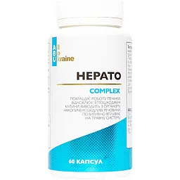 Растительный комплекс All be Ukraine Hepato Complex для печени с витаминами 60 капсул (ABU-02037)