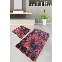 Набір килимків для ванної кімнати Chilai Home Monica 60 x 100 + 50 x 60