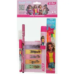 Набір канцтоварів ZiBi Super Girl 3 (ZB.9964)