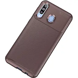 Чохол-накладка Toto TPU Carbon Fiber 1.5 mm Case Samsung Galaxy A40s/M30 Coffee - мініатюра 2