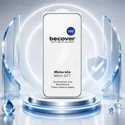 Скло захисне BeCover 10D Motorola Moto G77 Black (715714) - мініатюра 5