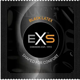 Презервативи чорного кольору Exs Black Latex