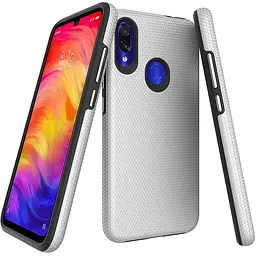 Чохол-накладка Toto Triangle TPU+PC Case Xiaomi Redmi Note 7 Silver - мініатюра 2