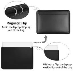 Чохол із підставкою SKIN PRO Portable Stand Sleeve 14.2" Чорний Wiwu teh0029724 - мініатюра 3