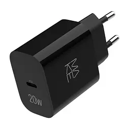 Зарядний пристрій мережевий MAKE 20W Type-C PD3.0 Black - мініатюра 2
