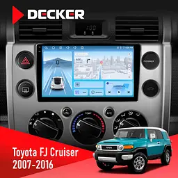 Штатна магнітола Toyota FJ Cruiser 2007-2016 Decker D9-010 6x128, DSP, 4G, 2K Decker (НФ-00004536)