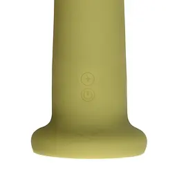 Вібратор-кролик Loveline Ultra Soft Silicone Rotating зелений - мініатюра 6
