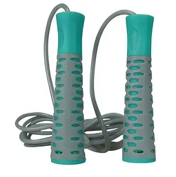 Скакалка PowerPlay 4206 Jump Rope PRO+ Сіро-м'ятна 2,75 м (PP_4206_Grey) - мініатюра 2