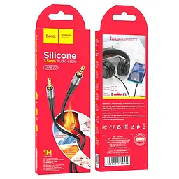 Кабель Hoco aux silicone digital audio conversion cable UPA22 1M - мініатюра 3