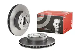Диск тормозной вентилируемый Bmw 5, 6 01-10г Brembo ( 09.9172.11 )
