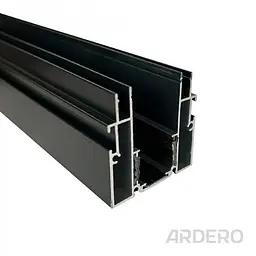 Шинопровід Ardero CABM1004 для натяжних стель вбудований 2м чорний